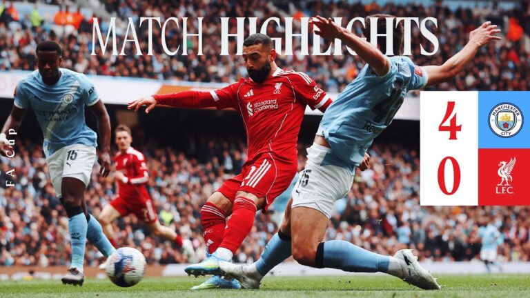 Highlights: Manchester City 4-0 Liverpool FA Cup Quarter-Final