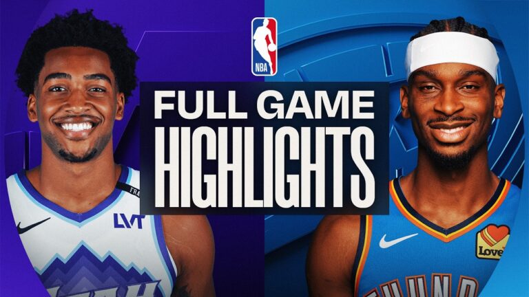 JAZZ at THUNDER FULL GAME HIGHLIGHTS April 5, 2026