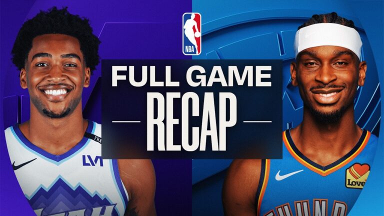 Game Recap: Thunder 146, Jazz 111