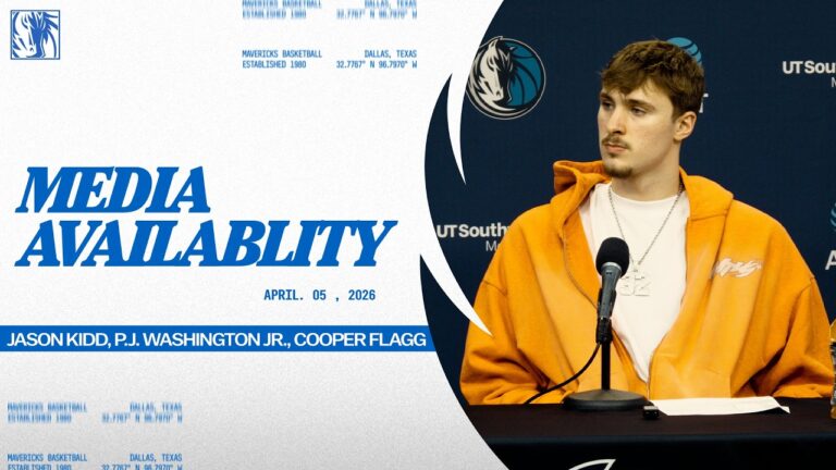 Jason Kidd, P.J. Washington Jr. & Cooper Flagg Post-Game Media Availability vs LAL 4 5 26