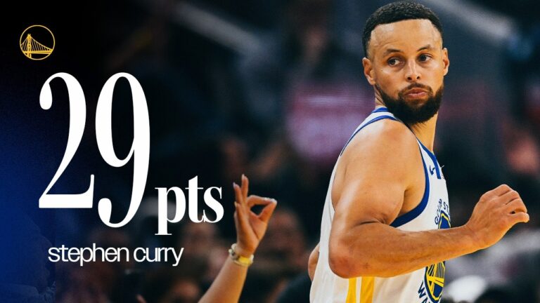 Stephen Curry Goes Off for 29 Points Off the Bench in his Return