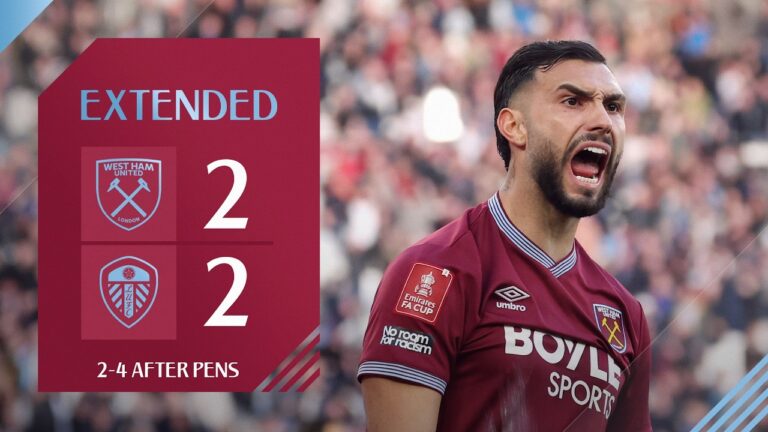 Heartbreak On Penalties West Ham 2-2 Leeds (2-4 After Pens) FA Cup Highlights