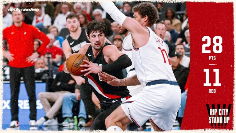Deni Avdija DOUBLE-DOUBLE In Big Win vs Los Angeles Clippers Portland Trail Blazers Mar 31, 2026