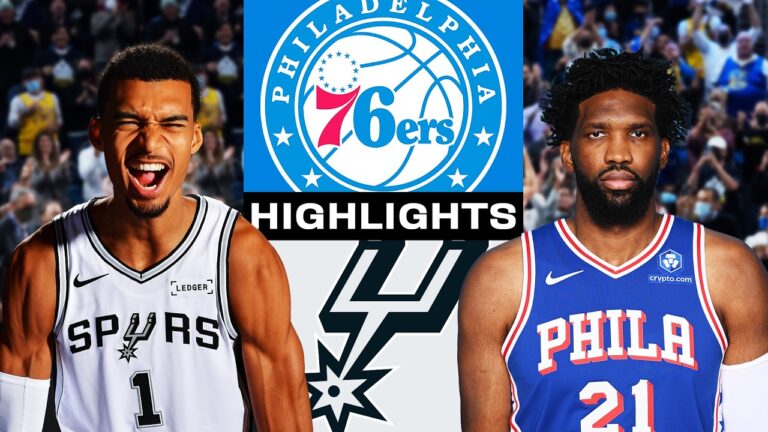 Spurs Handle Business vs. 76ers 115-102 Highlights