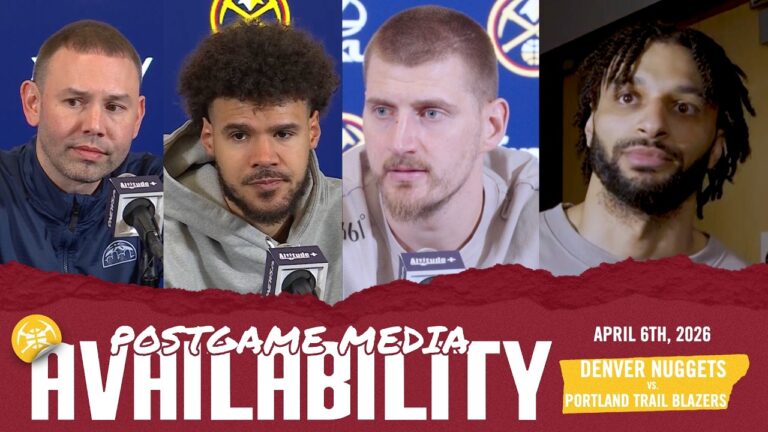 ALL Denver Nuggets Postgame Media vs. POR