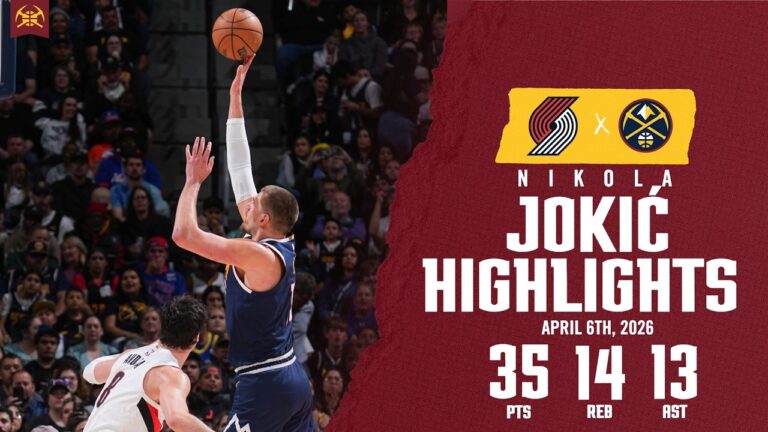 Nikola Jokić 35-POINT TRIPLE-DOUBLE Game Highlights DEN vs. POR