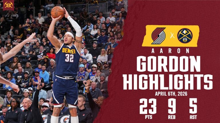 Aaron Gordon COMES UP BIG AGAIN Denver Nuggets Full Game Highlights