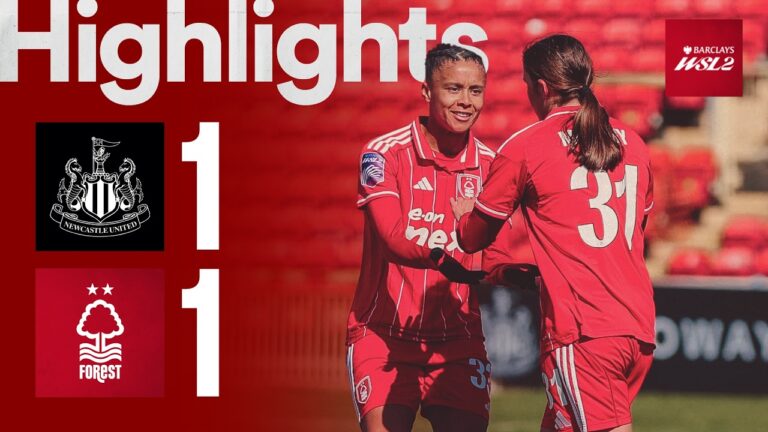 Newcastle United 1-1 Forest Women Barclays WSL2 highlights