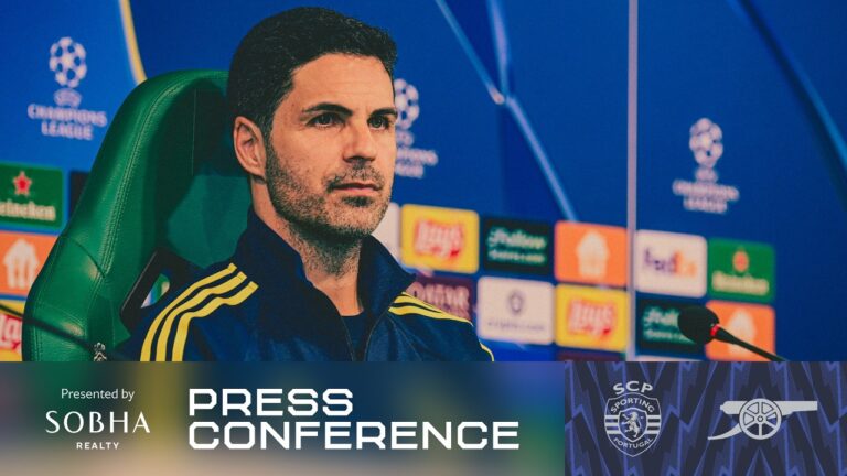 PRESS CONFERENCE Mikel Arteta on Sporting CP Team news, bouncing back, Gyokeres and more UCL