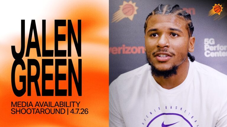 Jalen Green Shootaround Media Availability Phoenix Suns 4-7-26
