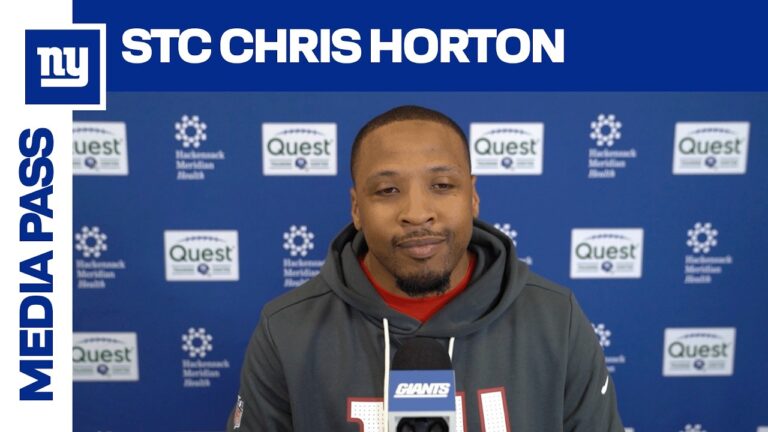 Asst. HC STC Chris Horton on New Kicking Battery New York Giants
