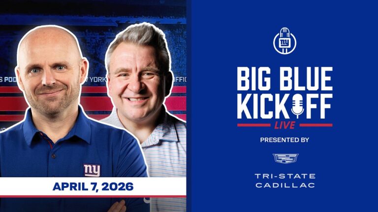 April 7, 2026 Big Blue Kickoff Live New York Giants