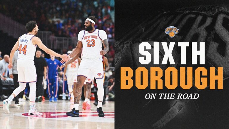 124 SECONDS of LET’S GO KNICKS On The Road