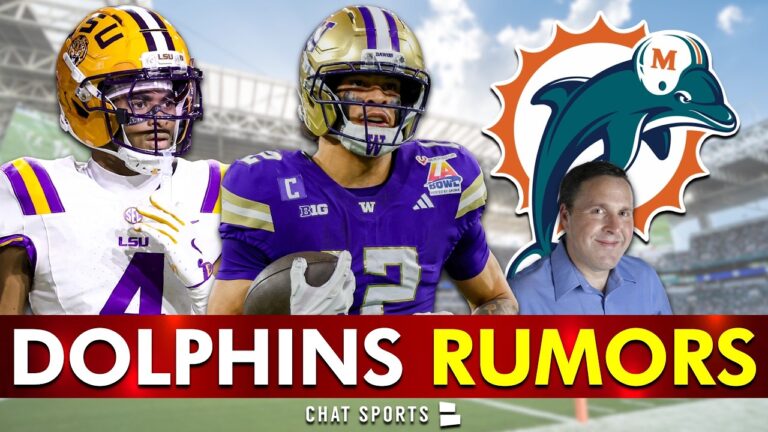 MAJOR Dolphins Draft Rumors via Barry Jackson ft. Mansoor Delane & Denzel Boston