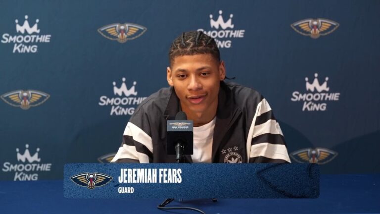 Jeremiah Fears Pelicans-Jazz Postgame Interview 4 7 26