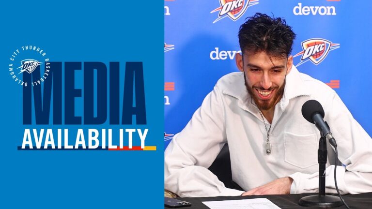 Chet Holmgren on Offensive Rhythm Postgame Media April 7, 2026