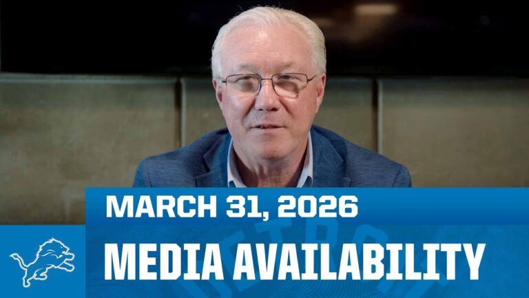 Rod Wood media availability at NFL League Meetings Detroit Lions