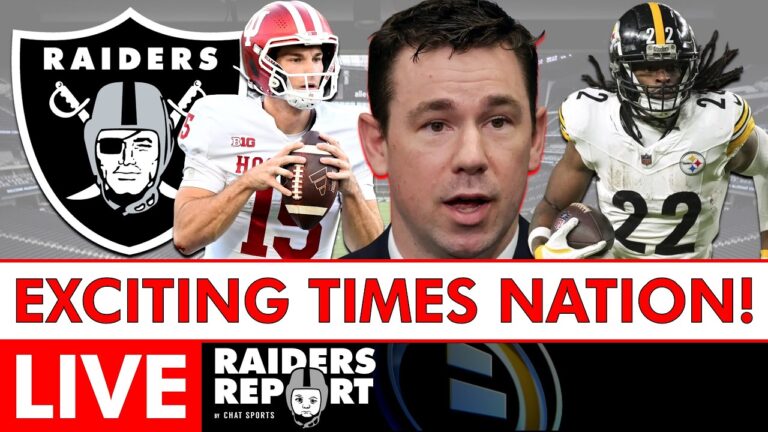 Raiders News LIVE From Klint Kubiak Najee Harris Rumors & Fernando Mendoza Pro Day