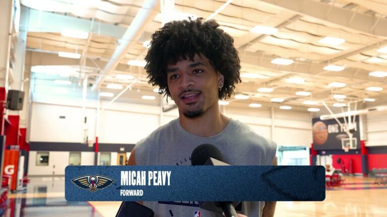Micah Peavy on career high vs. Jazz, offseason development Pelicans Practice 4 8 26