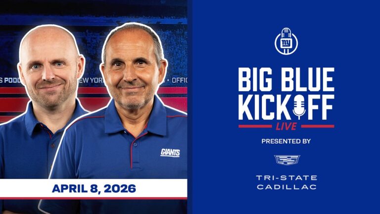 April 8, 2026 Big Blue Kickoff Live New York Giants