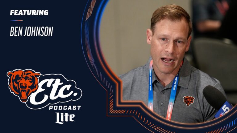 1-on-1 with Ben Johnson at NFL owners meetings Bears, etc. Podcast