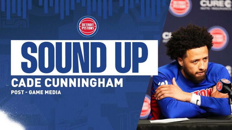Post-Game Press Conference: Cade Cunningham Pistons vs. Bucks  04.08.26