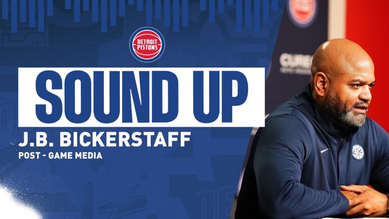 Post-Game Press Conference: J.B. Bickerstaff Pistons vs. Bucks  04.08.26