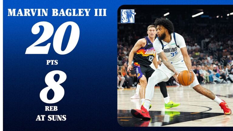 Marvin Bagley III (20 PTS 8 REB) at Phoenix Suns April 8, 2026