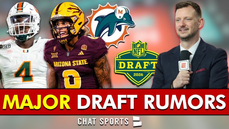 These NFL Draft Rumors From ESPNs Matt Miller Would Be GAME-CHANGING For The Miami Dolphins!