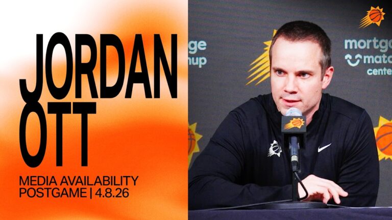 Head Coach Jordan Ott Media Availability Phoenix Suns 4-8-26