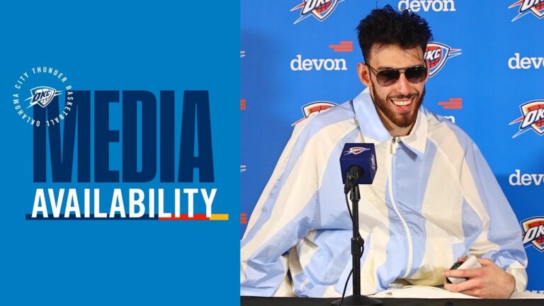 Chet Holmgren on Tonight’s Energy Postgame Media April 8, 2026