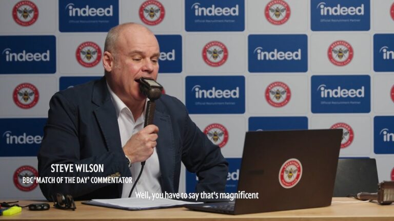 Brentford Players Try Commentary Behind the Mic with Steve Wilson & Peter Gilham