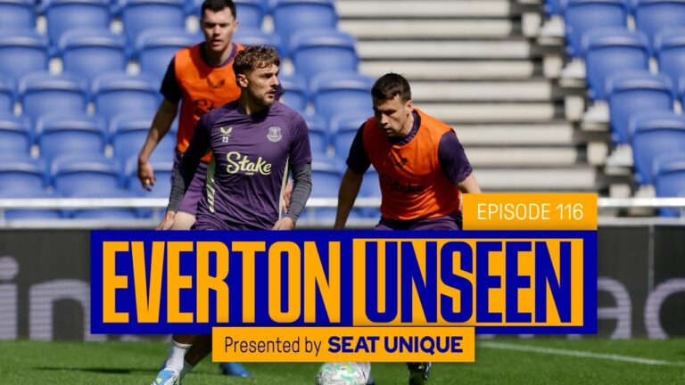 OPEN TRAINING SESSION AT HILL DICKINSON STADIUM Everton Unseen 116