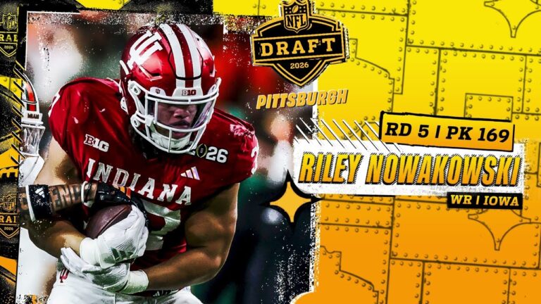 Mike Prisuta was FIRED UP about the pick of FB Riley Nowakowski when he found out