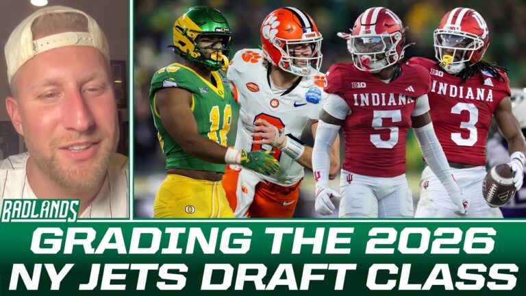 New York Jets 2026 NFLDraft Class Grade Sheet (FULL BADLANDS)