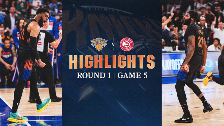 New York Takes 3-2 Series Lead over Atlanta in Game 5 of NBA Playoffs First Round April 28, 2026