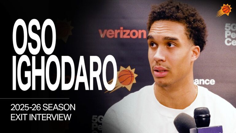 Oso Ighdaro 2025-26 Season Exit Interview Phoenix Suns