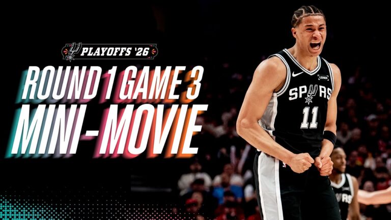 Playoffs Round 1 Game 3 Mini-Movie: Spurs Complete Comeback to Take 2-1 Series Lead vs. Portland!