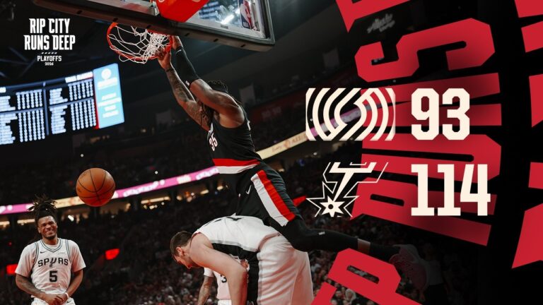 Portland Trail Blazers 93, San Antonio Spurs 114 Game 4 Highlights April 26, 2026