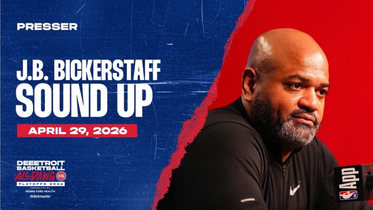 Post-Game Press Conference: J.B. Bickerstaff Pistons vs. Magic  04.29.26