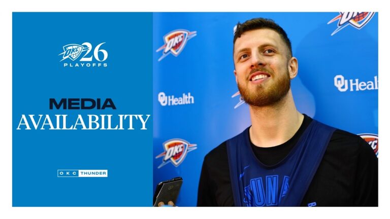 Practice Media Availability Isaiah Hartenstein Coach Daigneault NBA Playoffs April 30, 2026