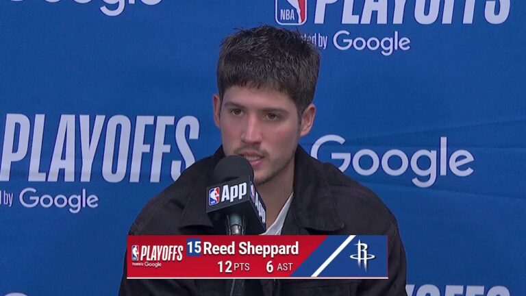 Press Conference by Reed Sheppard l Game 5