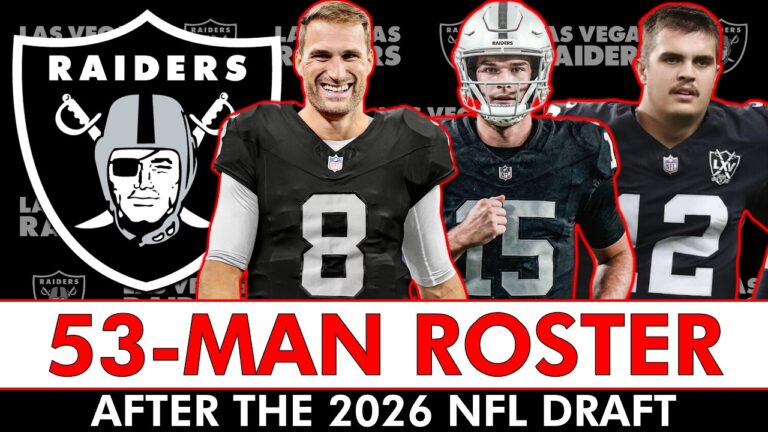 Raiders 53-Man Roster Projection After The 2026 NFL Draft & UDFA Signings