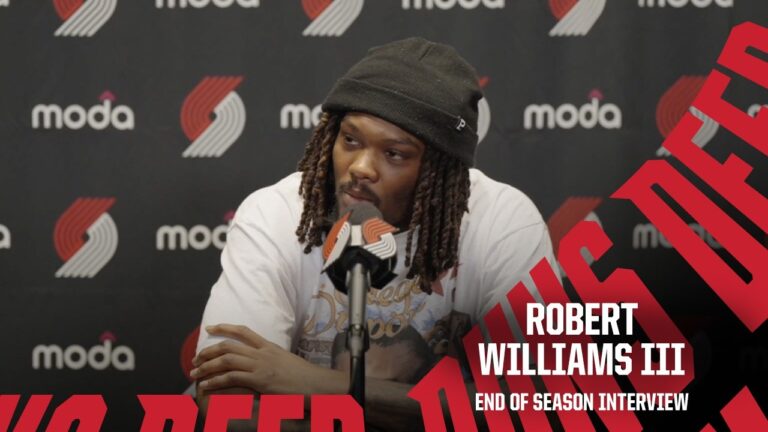 Robert Williams III 2025-26 End of Season Interview Portland Trail Blazers April 30, 2026