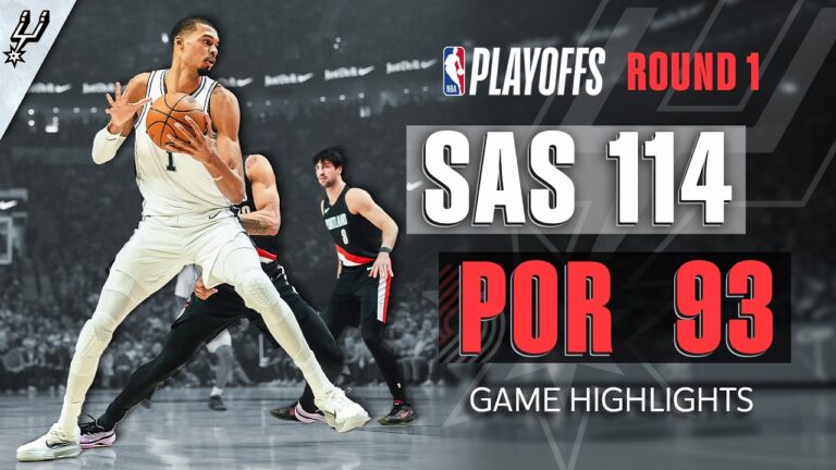 Spurs Erase 19-point Deficit To Take Game 4 In Portland, Lead Series 3-1