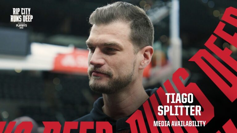 Tiago Splitter On Team Leading Up To Game 5 vs Spurs Portland Trail Blazers April 28, 2026