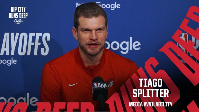 Tiago Splitter Postgame Media Availability Trail Blazers vs Spurs Playoffs Game 4 April 26, 2026
