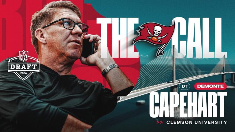 Todd Bowles & Jason Licht Call Fifth-Round Draft Pick DeMonte Capehart Tampa Bay Buccaneers
