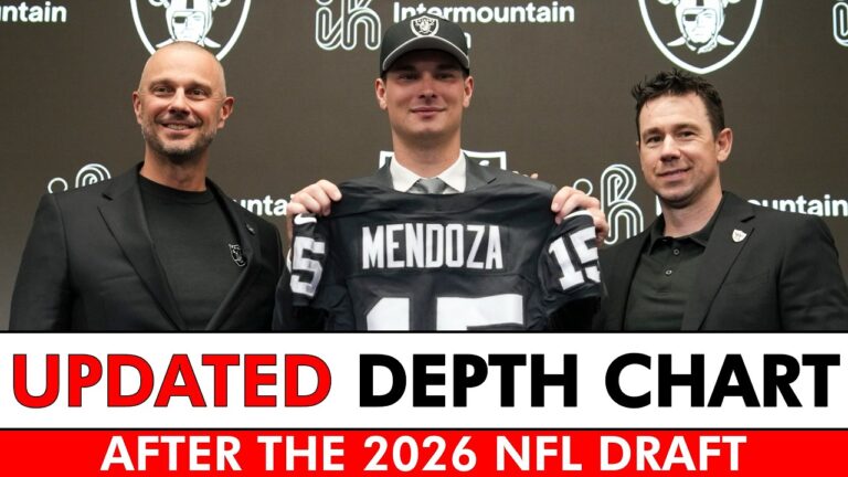 UPDATED Raiders Depth Chart After 2026 NFL Draft & UDFA Signings