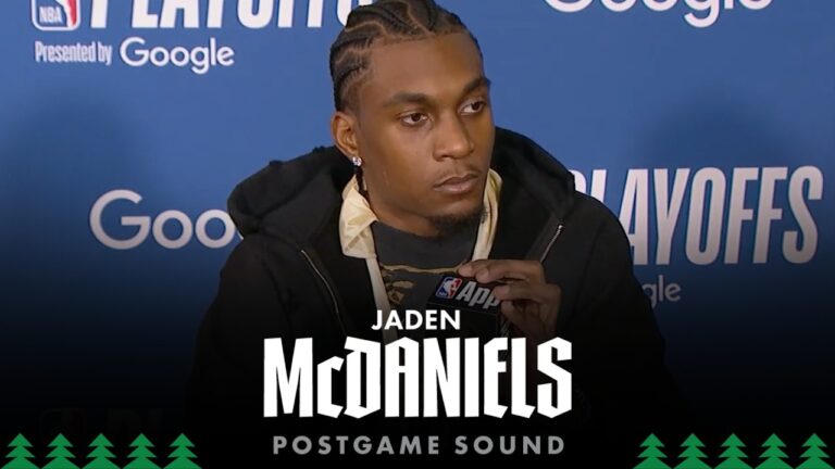 We Knew This Would Be A Physical Series. Jaden McDaniels Postgame Sound 04.27.26